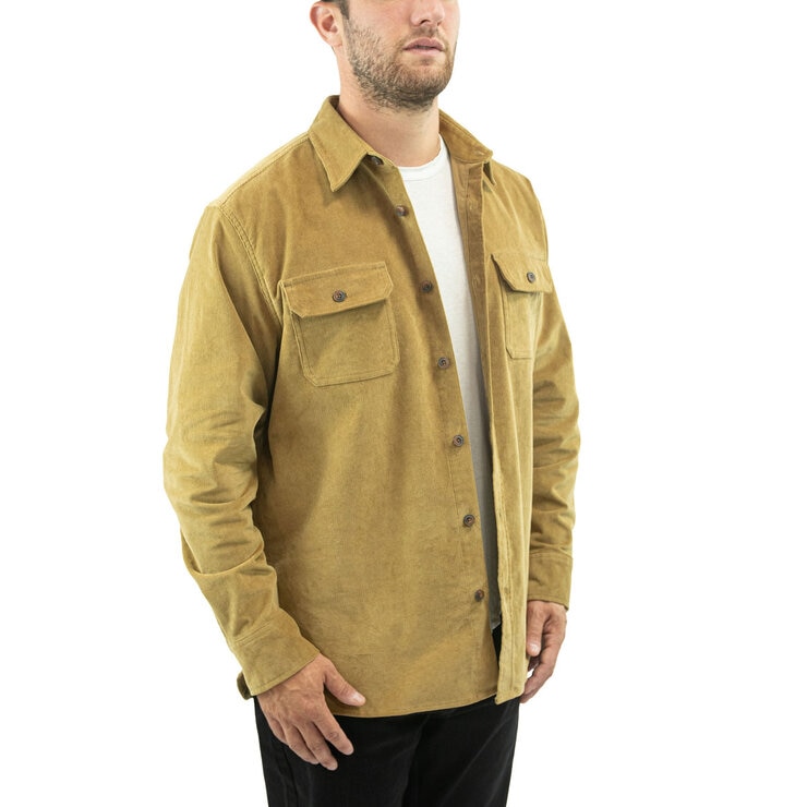 Jachs Men's Cord Shirt In Tan