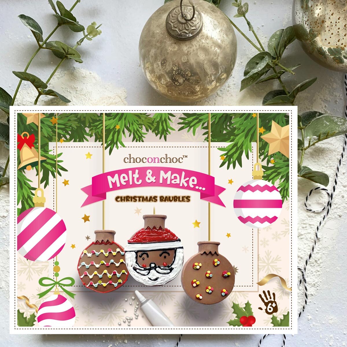 Choc on Choc Make your Own Chocolate Baubles 2 x 300g
