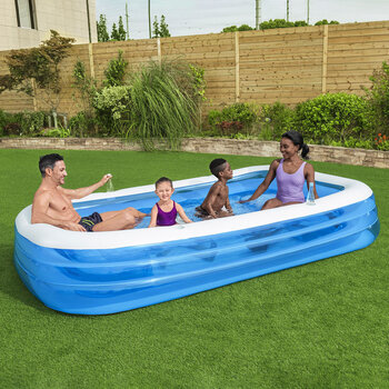Bahama Blue Pool Mate 3X-Large Foam Mattress Swimming Pool Float 