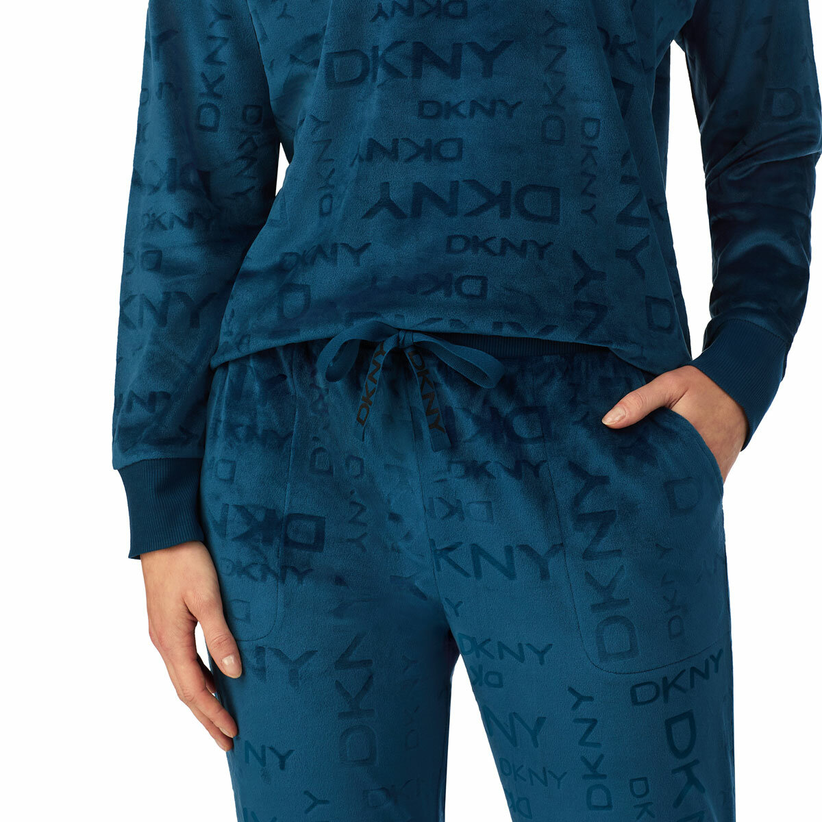 DKNY Velour Lounge Set