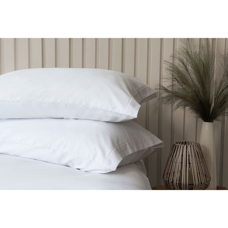 belledorm white bamboo housewife pillowcases belledorm white bamboo housewife pillowcases