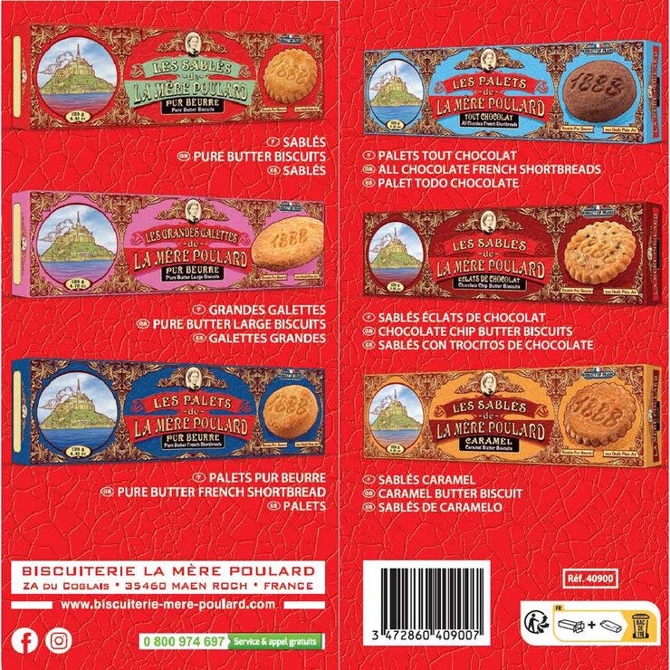 La Mere Poulard Butter Biscuit Assortment