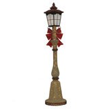 7ft (2.1m) Single Lantern Head Lamp post with 150 LED Lights