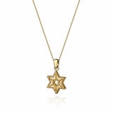 14ct Yellow Gold Textured Star of David 14ct Yellow Gold Textured Star of David