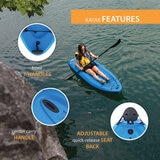 Lifetime Hydros 8ft 5" (256 cm) 1 Person Sit On Kayak With Paddle