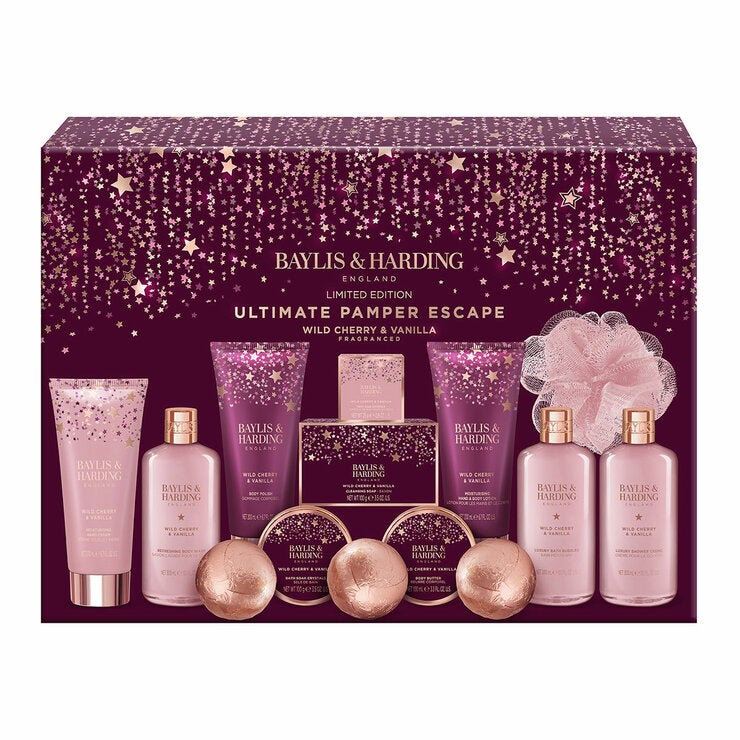 Baylis & Harding Ultimate Pamper Gift Set, Wild Cherry and Vanilla Baylis & Harding Ultimate Pamper Gift Set, Wild Cherry and Vanilla