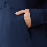 32 Degrees Women's Sueded Tech 1/2 Zip Sweatshirt in Blue