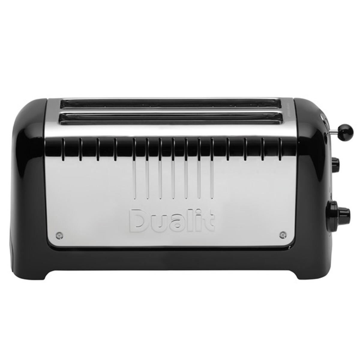 Dualit Kettle and 4 Slice Long Slot Toaster Set, Black Costco UK