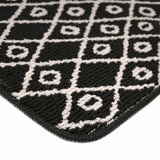 Multy Home Accent Floor Runner in Black & White, 60 x 183 cm