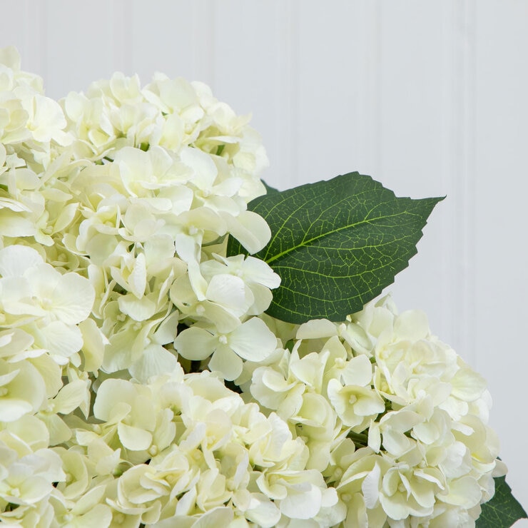 Artificial Hydrangea in Planter
