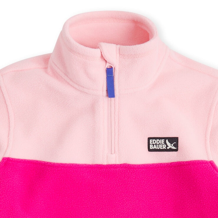 Eddie Bauer Youth Quest Pullover Fleece in Pink Eddie Bauer Youth Quest Pullover Fleece in Pink