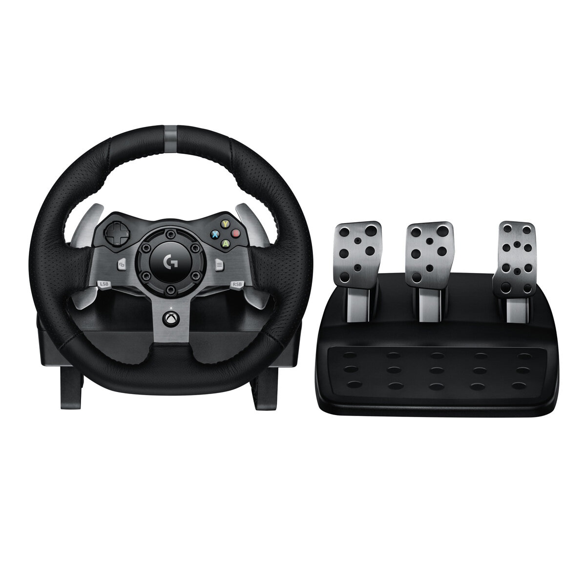 Logitech G923 Racing Wheel and Pedals,Dual Clutch, for Motion