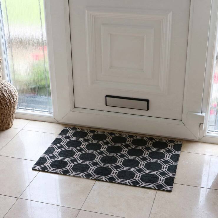 JVL Mega Doormat and Runner Mat Pack in Octagon Design Costco UK