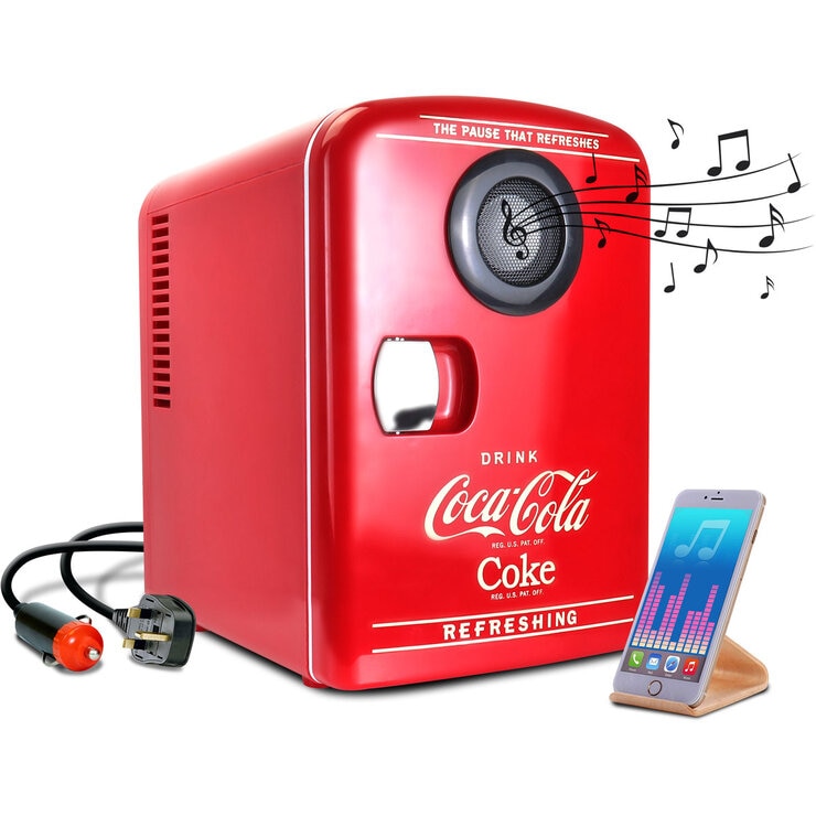 Coca-Cola Bluetooth Mini-Fridge Coca-Cola Bluetooth Mini-Fridge