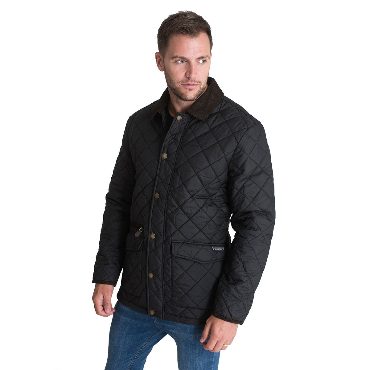 Harvey & Jones Harwood Men's Jacket in Black, Large | Costco UK