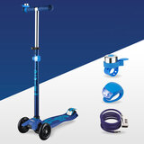 Micro Maxi Scooter Deluxe Gift Set Bundle in Blue (5+ Years)