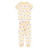 Pekkle Summer Pyjama 4 Piece Set in Daisy & Bees