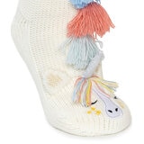 Jane & Bleecker Ladie's Critter Sock 2 Pack in Unicorn and Fox
