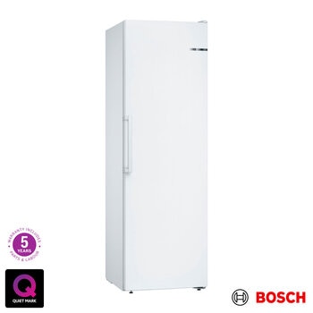 Bosch GSN36VWEPG Freestanding Tall Freezer, E Rated in White