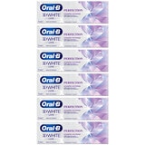 Oral-B 3D White Luxe Perfection Toothpaste, 6 x 75ml