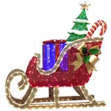 6 ft (182cm) Pre-Lit 3D Deer & Sleigh with 675 LED Lights 6 ft (182cm) Pre-Lit 3D Deer & Sleigh with 675 LED Lights