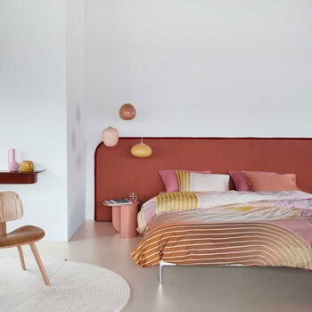 Bedding House Dutch Design Curves Coral Duvet Set in 3 Sizes