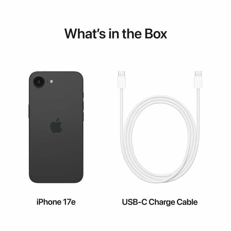 Apple iPhone 17e 256GB Sim Free Mobile Phone in Black,
