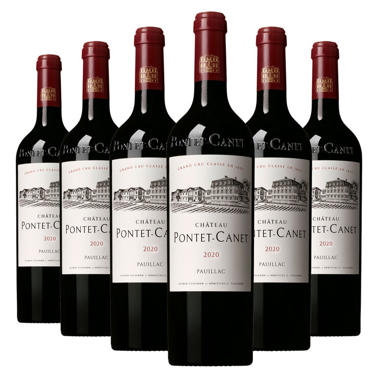 Chateau Pontet Canet Pauillac 2020, 6 x 75cl Chateau Pontet Canet Pauillac 2020, 6 x 75cl