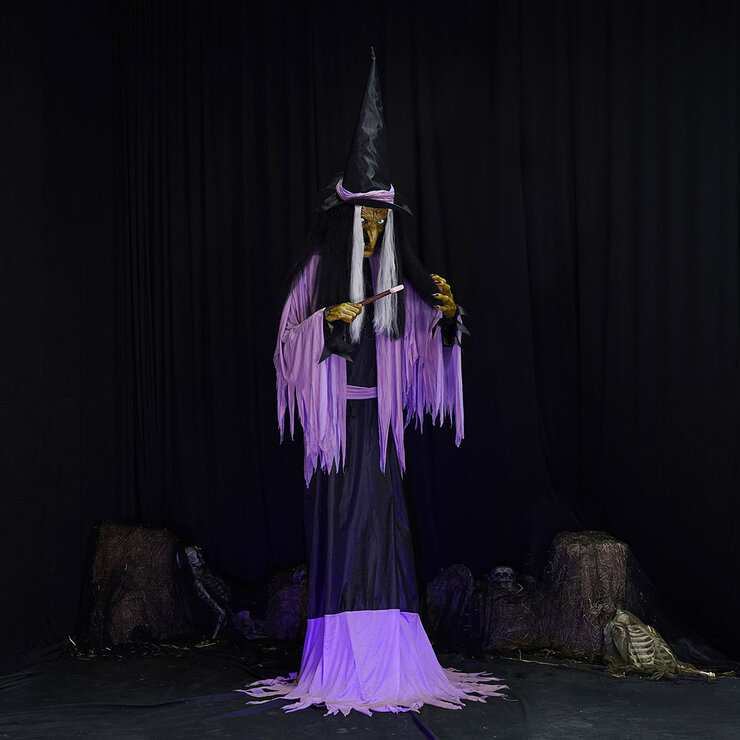 Buy Halloween 10ft Animated Witch Lifestyle3 Image at Costco.co.uk