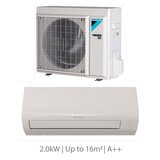 Installed Daikin Perfera 2.0kW Single Split Air Conditioning Unit for Domestic Use