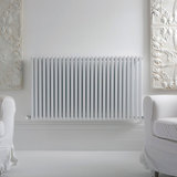 Lifestyle image of the radiator in living room setting