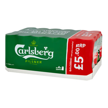 Carlsberg, 6 x 4 x 500ml