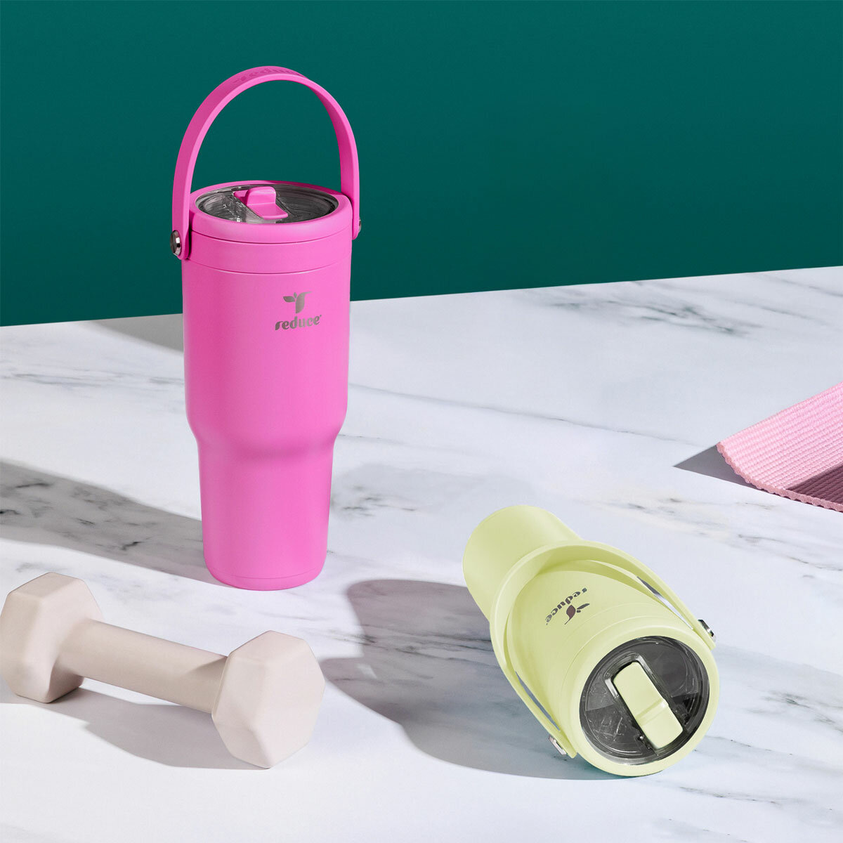 Base Brands Chiller Go Insulated Mug 940ml, 2 Pack in 2 Colour Sets Base Brands Chiller Go Insulated Mug 940ml, 2 Pack in 2 Colour Sets