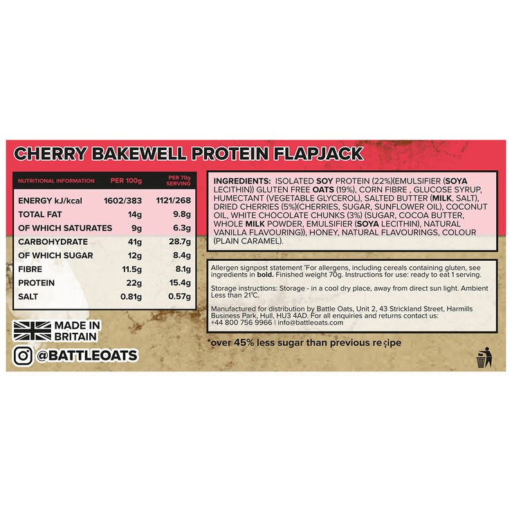 Cherry Bakewell Flapjacks | Great British Food Awards - View #9