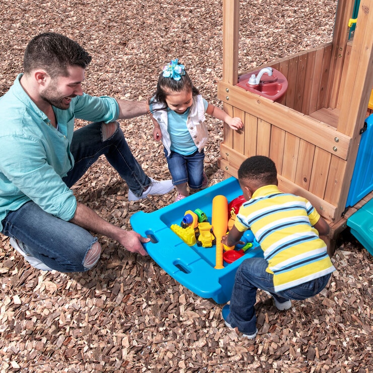 Buy Woodland Adventure Playhouse & Slide Features Image at Costco.co.uk Buy Woodland Adventure Playhouse & Slide Features Image at Costco.co.uk