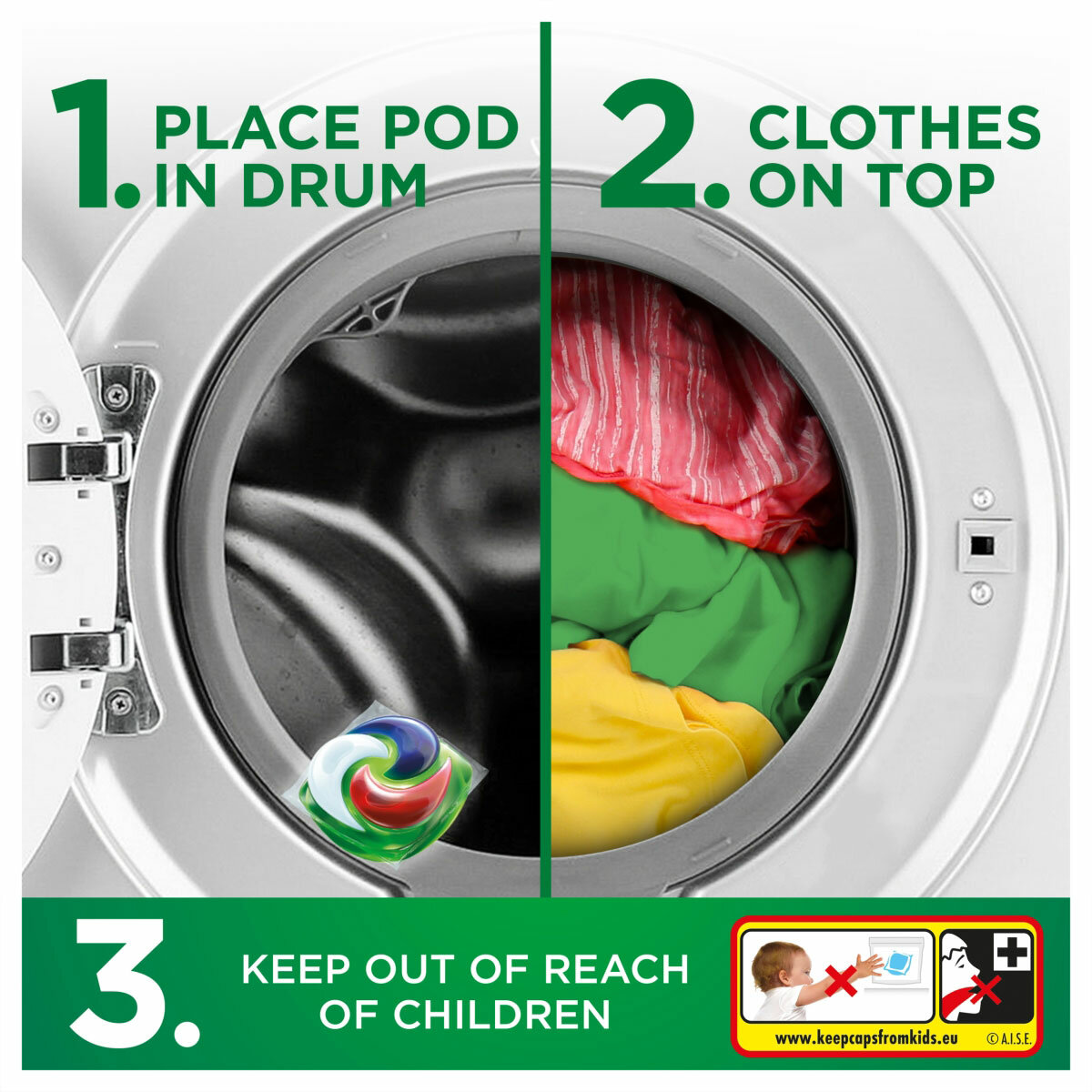 Place Pod in Drum First