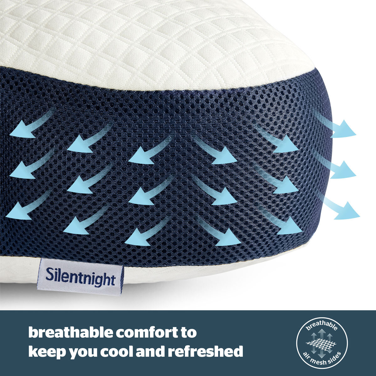Silentnight Sleep Therapy Neck Care Butterfly Pillow