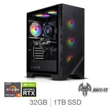 AWD-IT T Forge 5, AMD Ryzen 5 7600X, 32GB RAM, 1TB SSD, NVIDIA GeForce RTX
