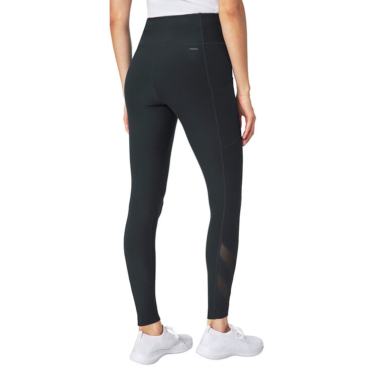 Mondetta Active High Waisted Active Tight with Mesh in Black