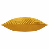 Paoletti Evoke Gold Velvet Feather Fill Cushion 2 Pack, 45 x 45 cm
