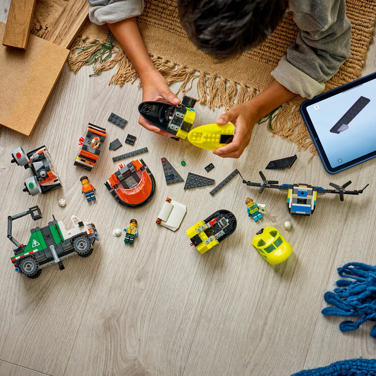 LEGO City Airplane, Service Truck and Hovercraft Remix - Model 60505 ( 7+ Years)