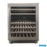 Danby Dwc134kd1bss 46 Bottle Freestanding Dual Zone Wine Cooler In Stainless Steel Costco Uk