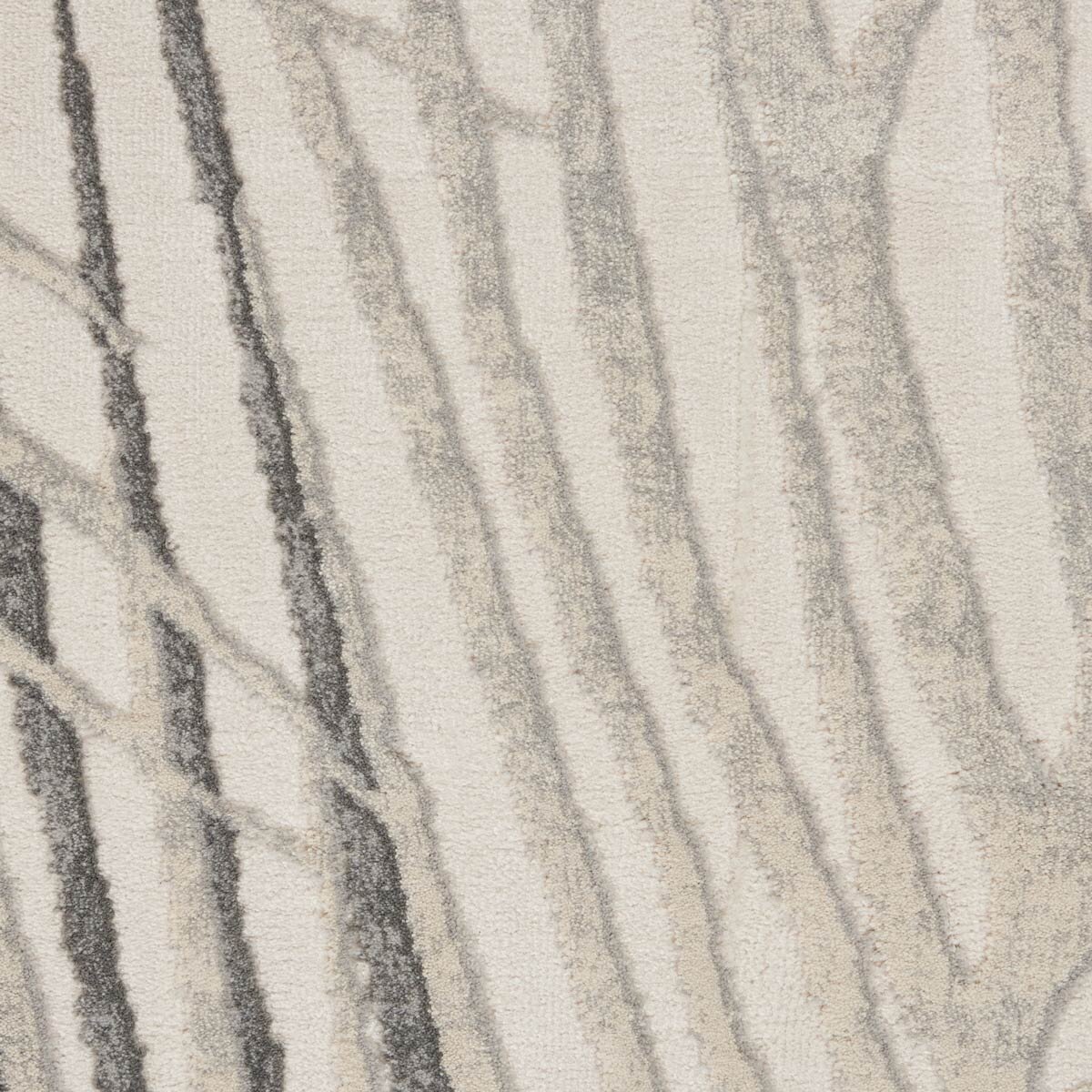 Rustic Textures Ivory & Grey Runner Rug