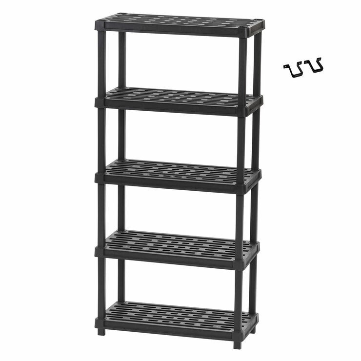 IRIS OHYAMA 5-Tier 191 x 91.5 x 45 cm Utility Storage Rack IRIS OHYAMA 5-Tier 191 x 91.5 x 45 cm Utility Storage Rack
