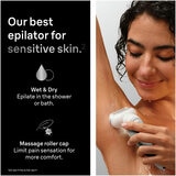 Lifestyle image of epilator being used