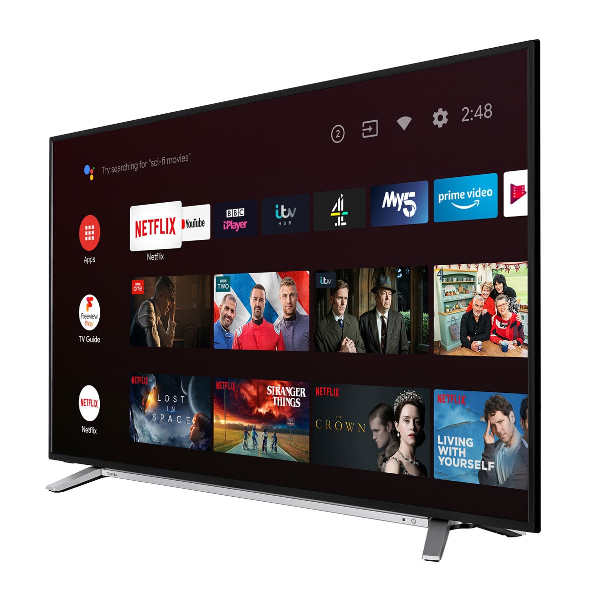 Toshiba 50UA2B63DB 50 Inch 4K Ultra HD Smart TV Costco UK