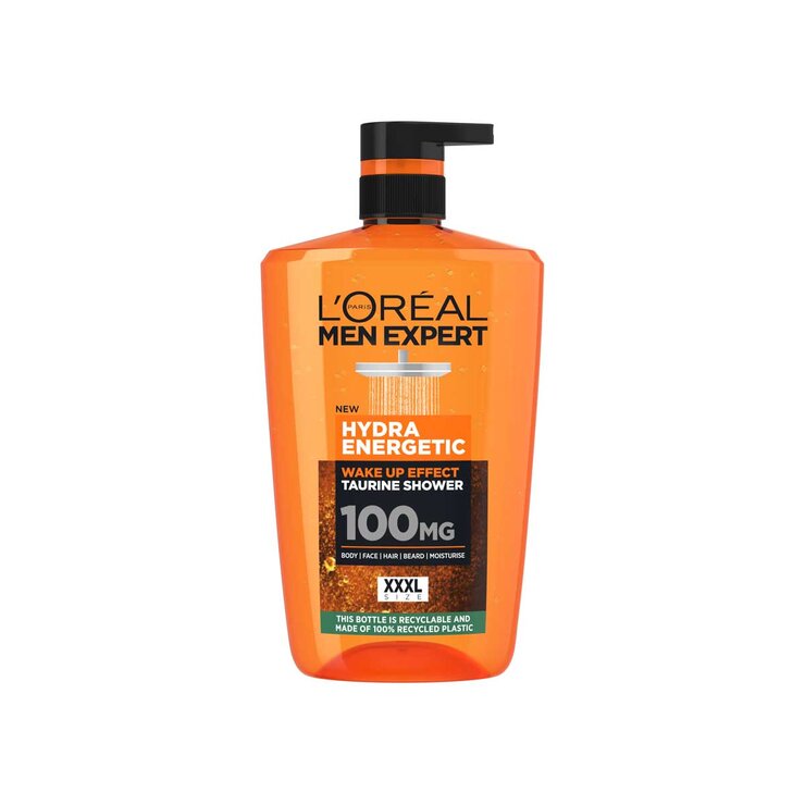 L'Oreal Men Expert Carbon / Hydra Energetic Shower Gel, 2 x 1L