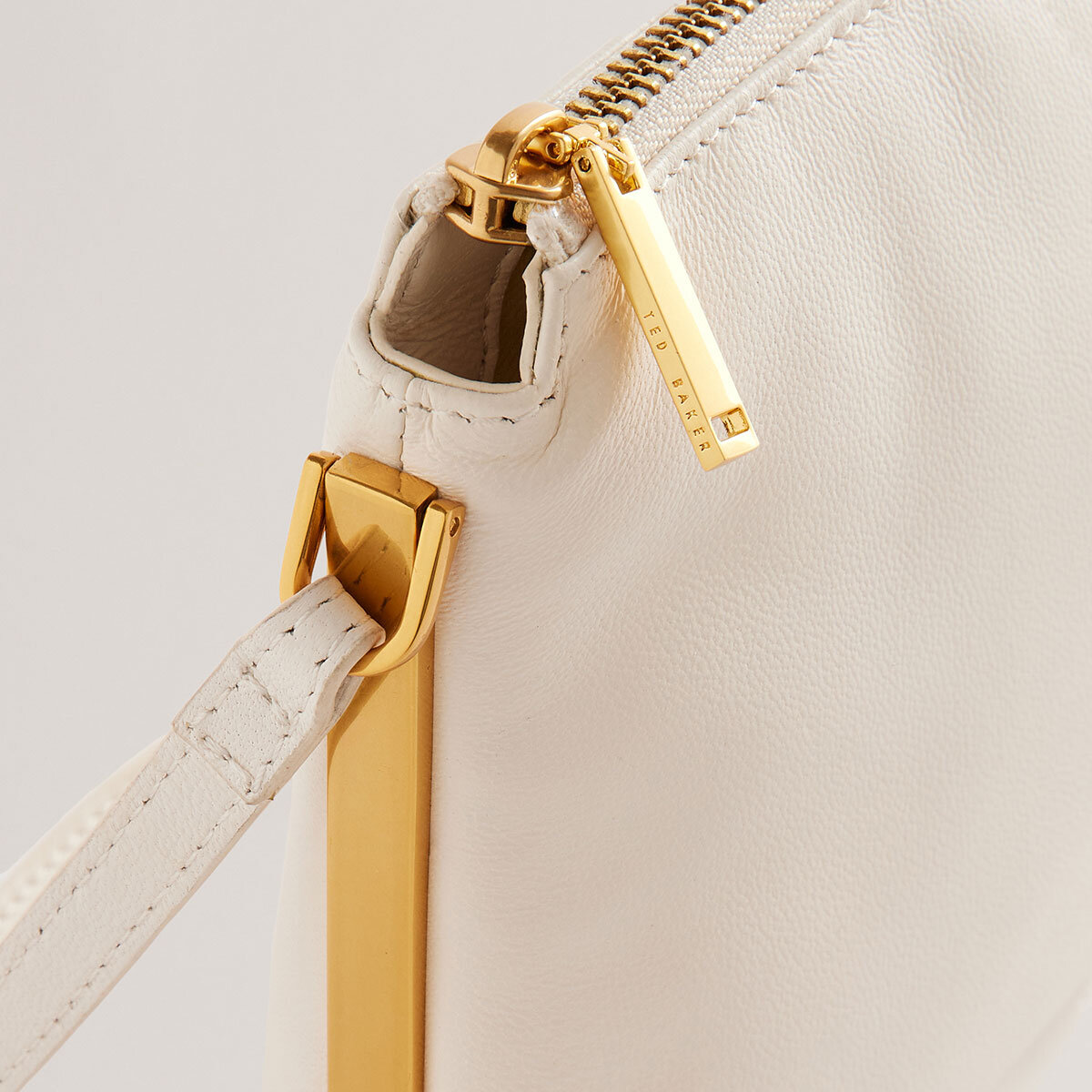Ted Baker Samilly Leather Crossbody Bag in White