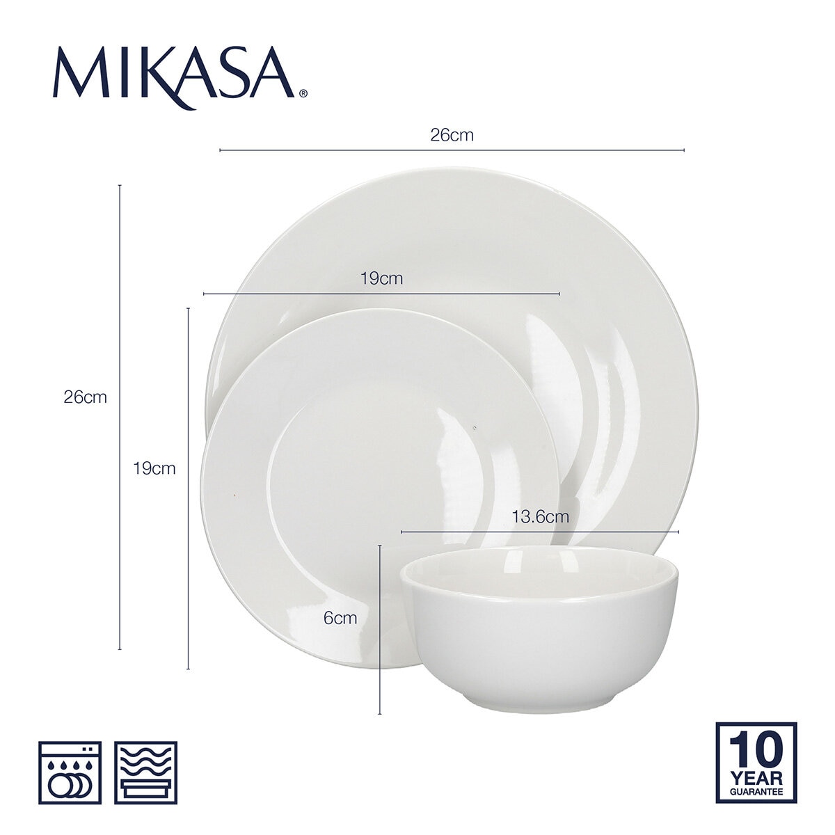 Mikasa Alexis Dinnerware Set, 12 Piece Mikasa Alexis Dinnerware Set, 12 Piece