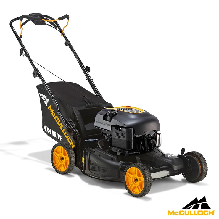 McCulloch 190cc 22" (56cm) Self Propelled Petrol Lawn Mower Model M56190APX 4x4 Costco UK